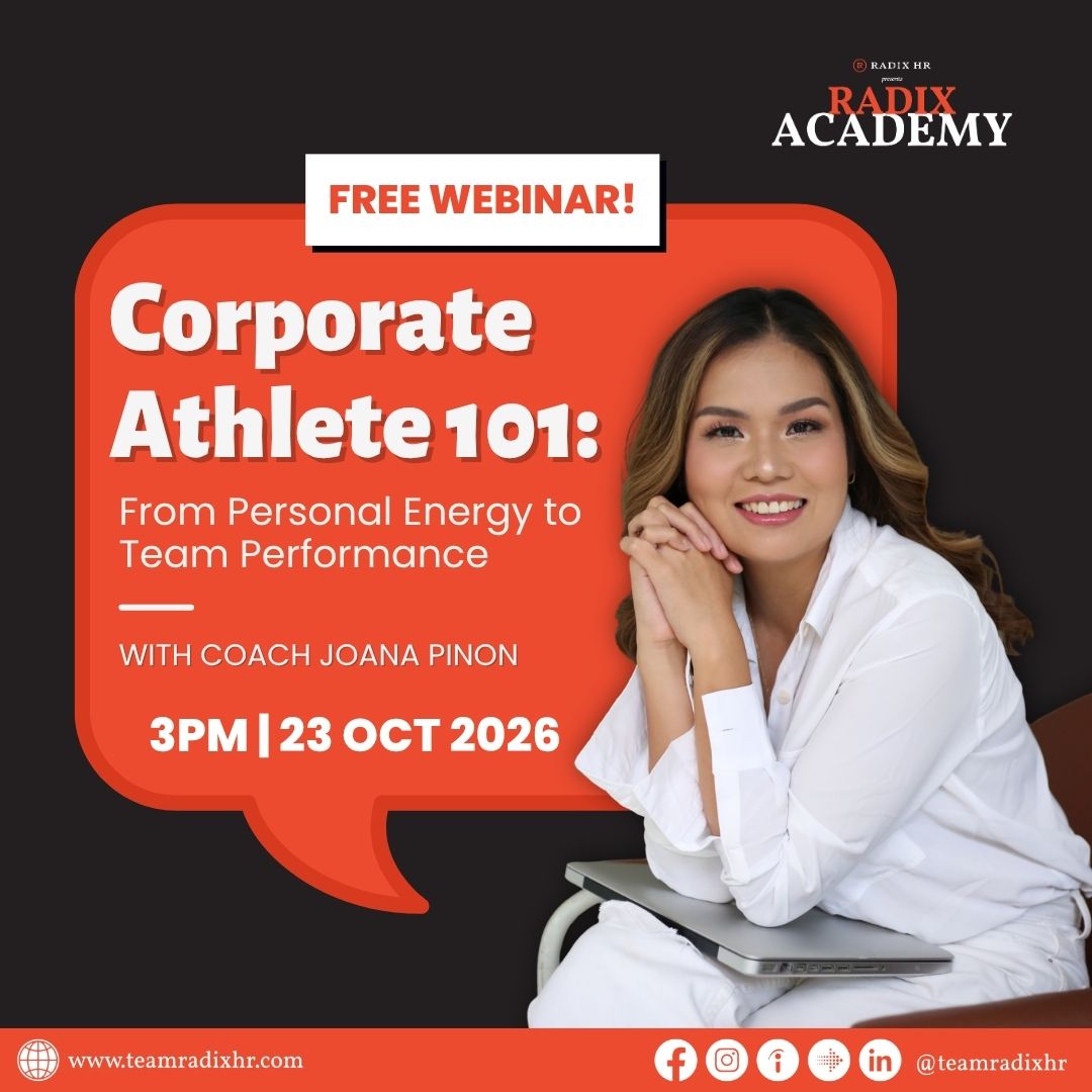 Corporate Athlete 101: From Personal Energy to Team Performance - Radix HR